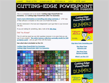 Tablet Screenshot of cuttingedgeppt.com
